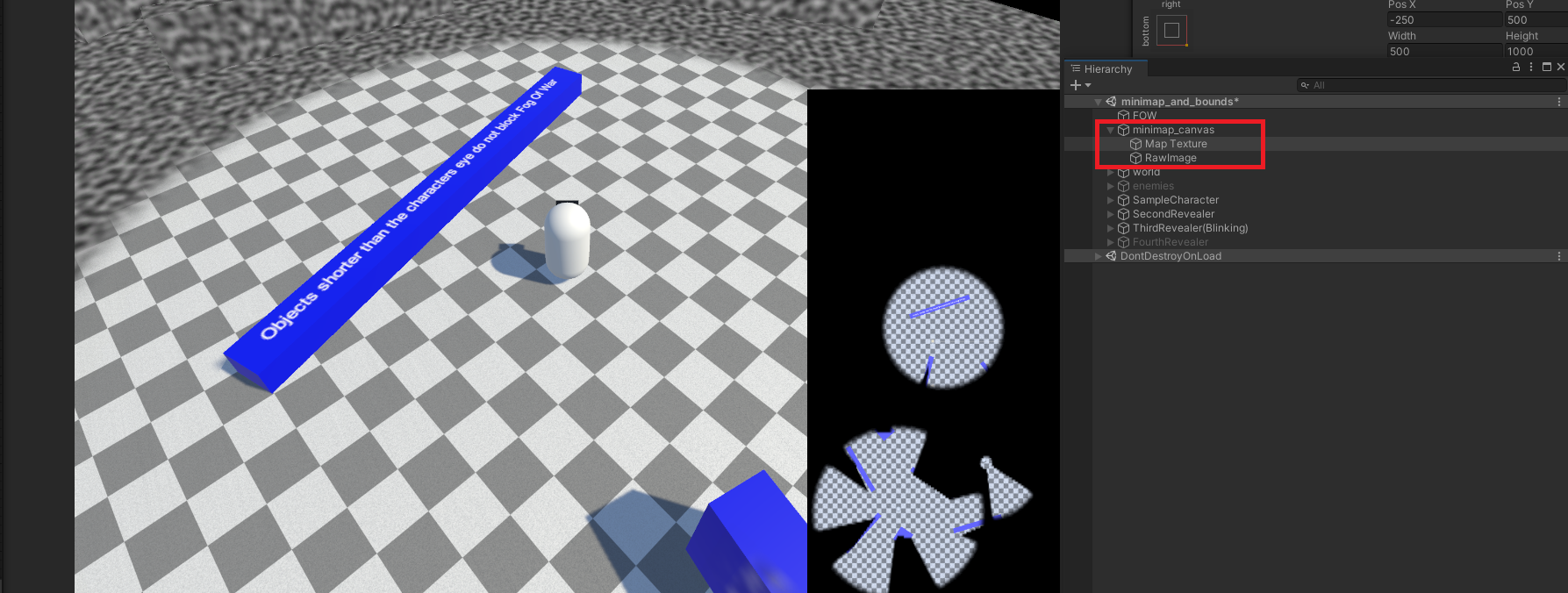 Minimap texture generation