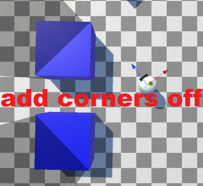 Add Corners = off