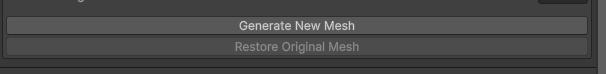 Generate New Mesh button